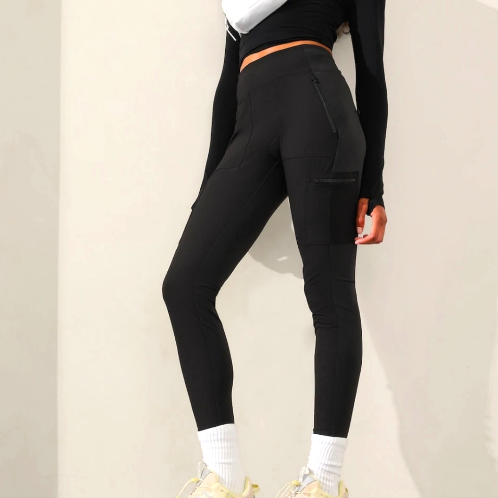 Headlands Hybrid High Rise Cargo Legging Size 2 TALL